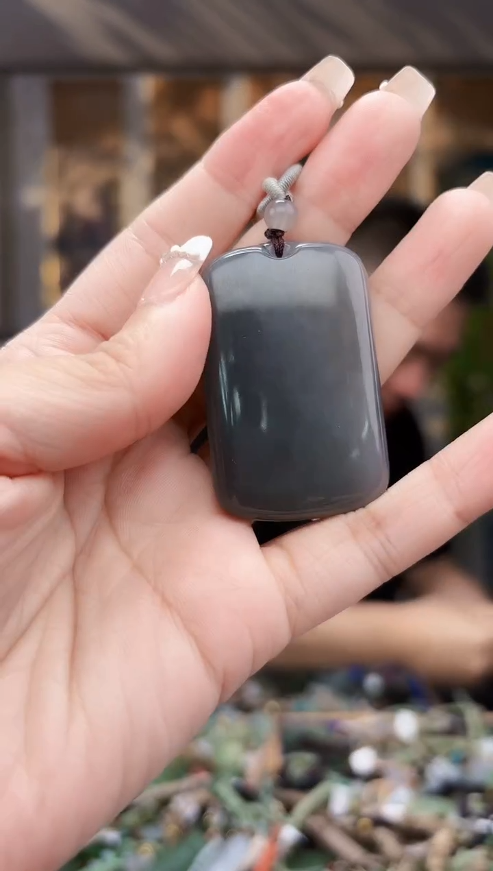 和田玉未镶嵌挂件拍一发一