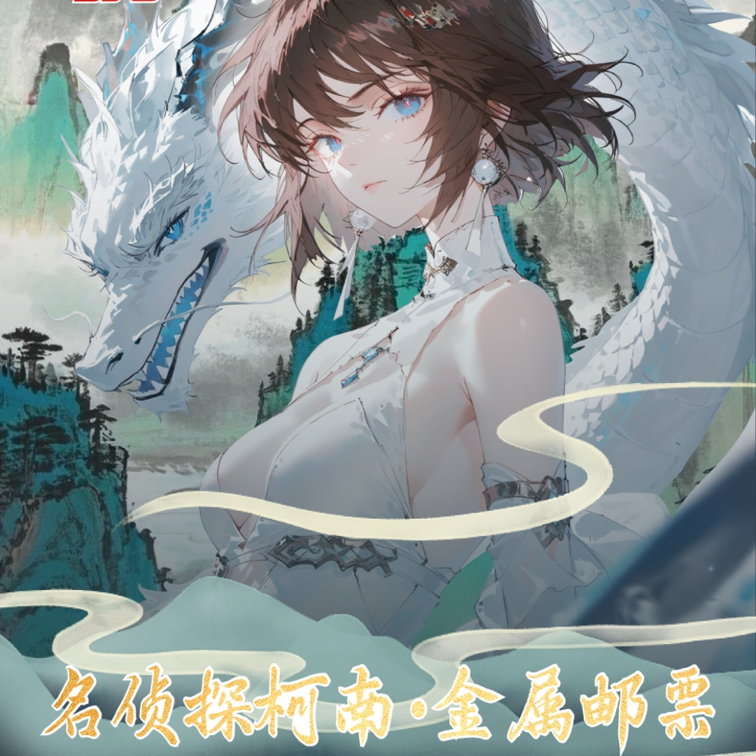 【酒】邮米文创【名侦探柯南金属邮票第一弹】卡牌盲盒（默认代拆）