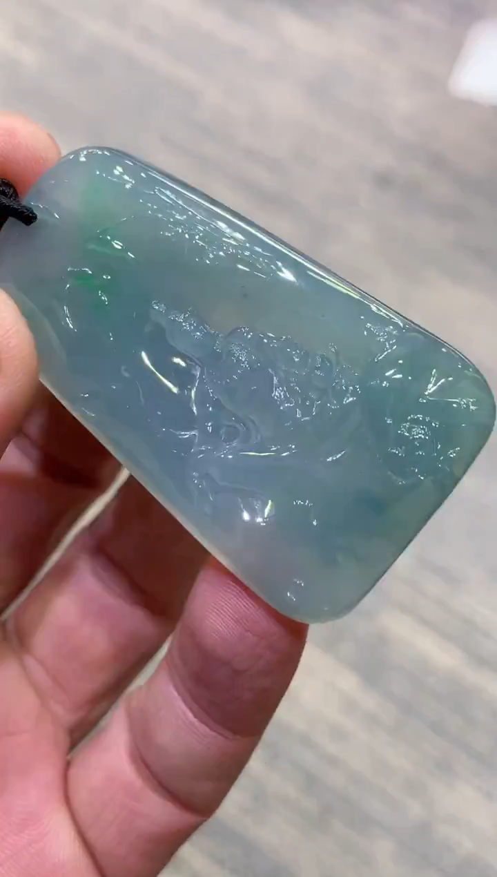 颈饰未镶嵌翡翠天然A货翡翠