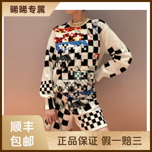 妃鱼/路易威登/100 %棉/针织衫/95新/s零三二六