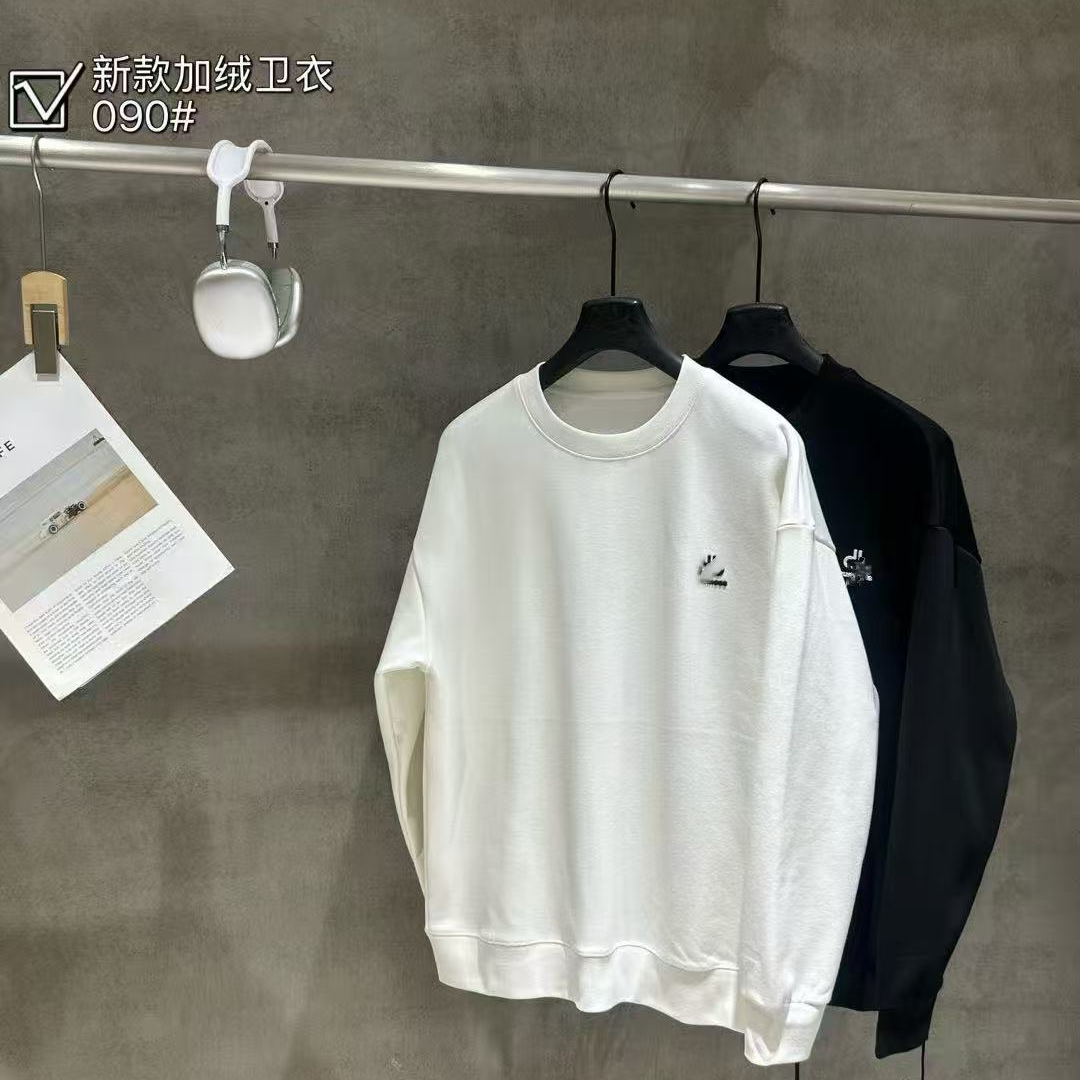 鑫燃Kiki 薄绒圆领字母套头卫衣 090 YLZ