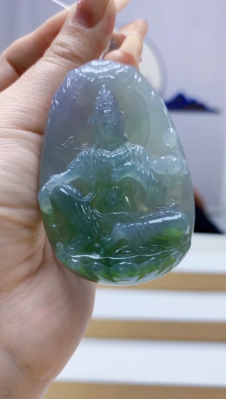 未镶嵌定制翡翠4917jw-毛货挂件104