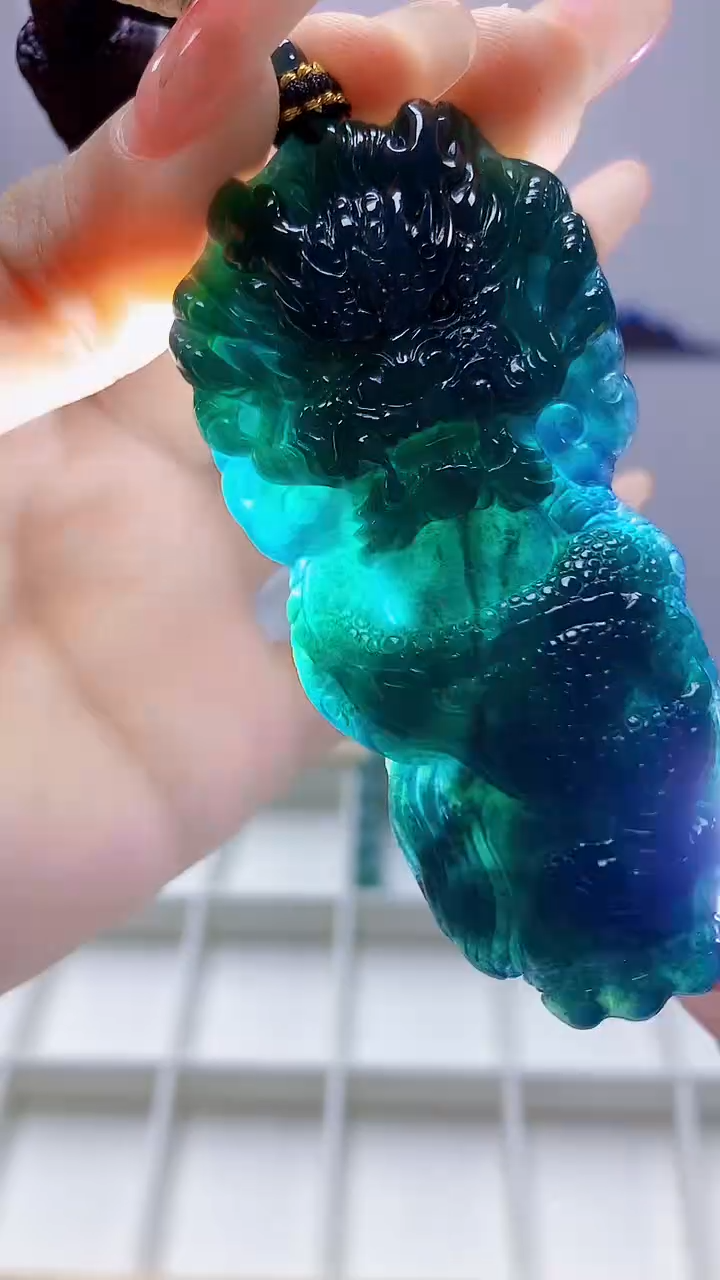 未镶嵌定制翡翠4898ty-毛货挂件231