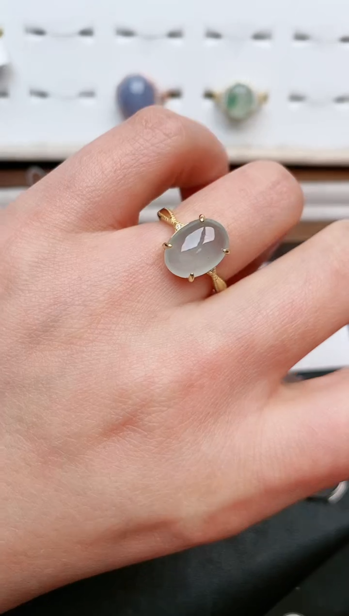 【闪购商品】翡翠戒指银S925镶嵌....