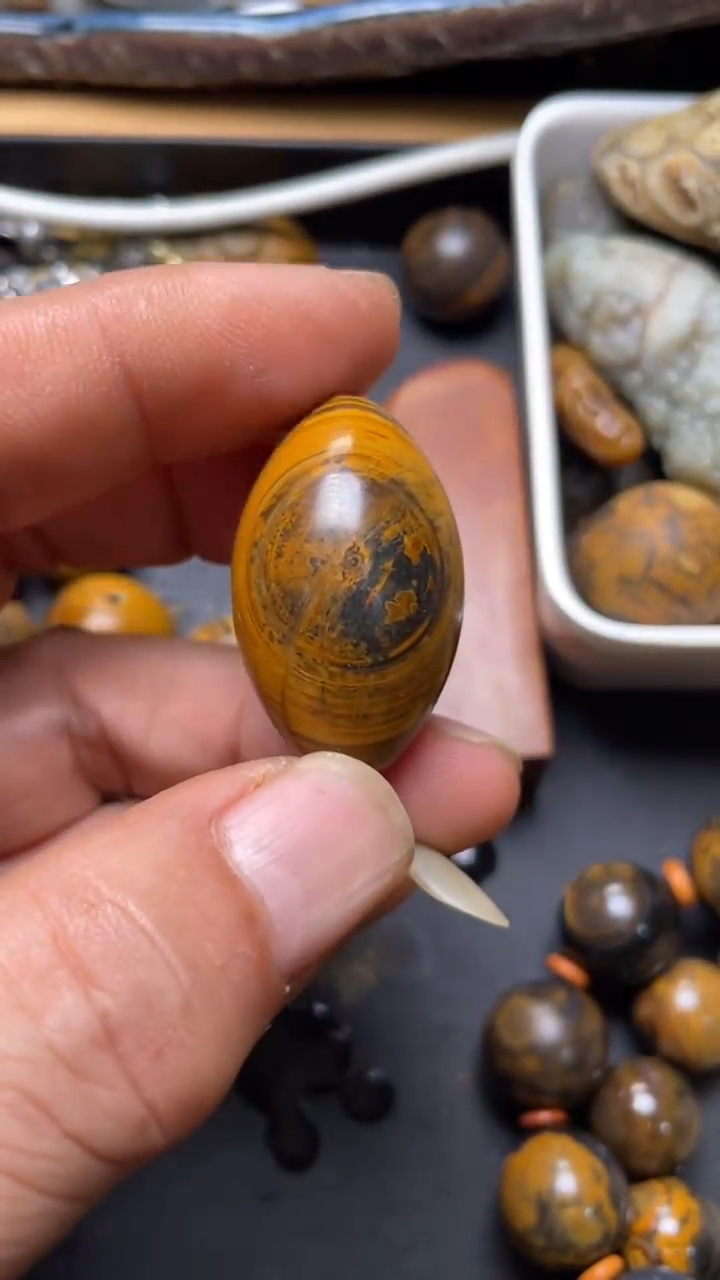 石材石材九眼页岩钱币石317