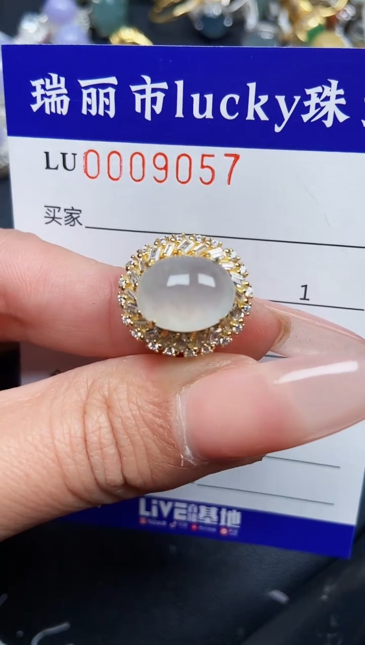 【闪购商品】翡翠颈饰银S925镶嵌9057