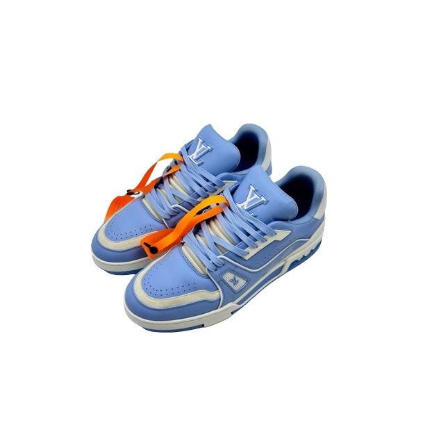 95新 LouisVuitton/路易威登 40.5码天蓝色 trainer98新vv1364