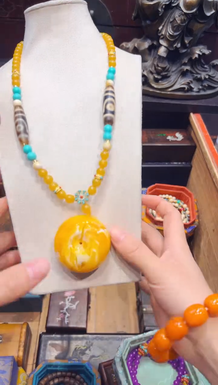 【闪购商品】蜜蜡裸石未镶嵌欣妹专属精选链接a98210