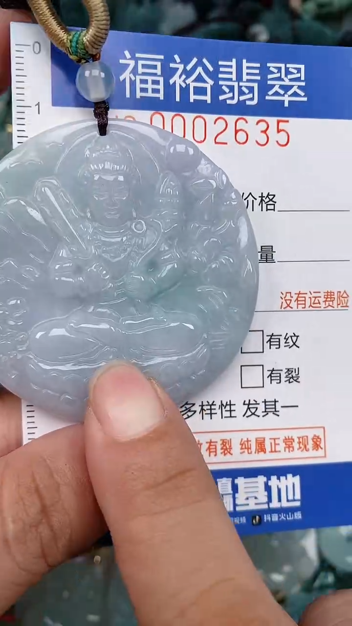 翡翠未镶嵌颈饰...0002635