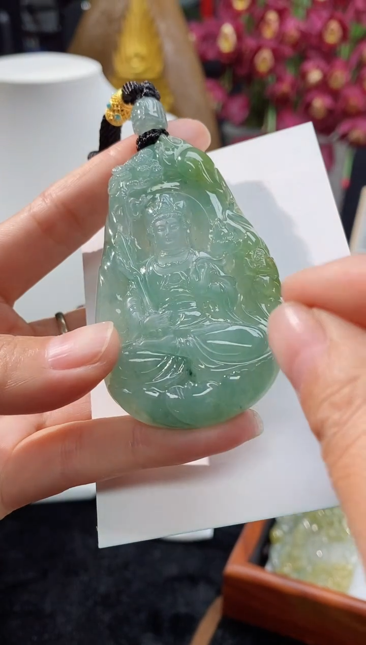 【闪购商品】翡翠颈饰未镶嵌缅甸天然翡翠