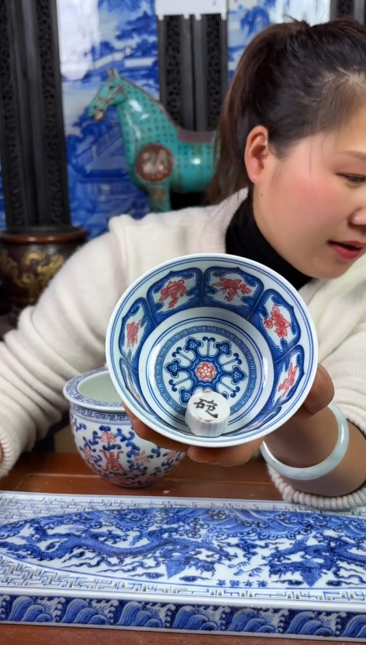 【闪购商品】摆件景德镇陶瓷仿古摆件J852