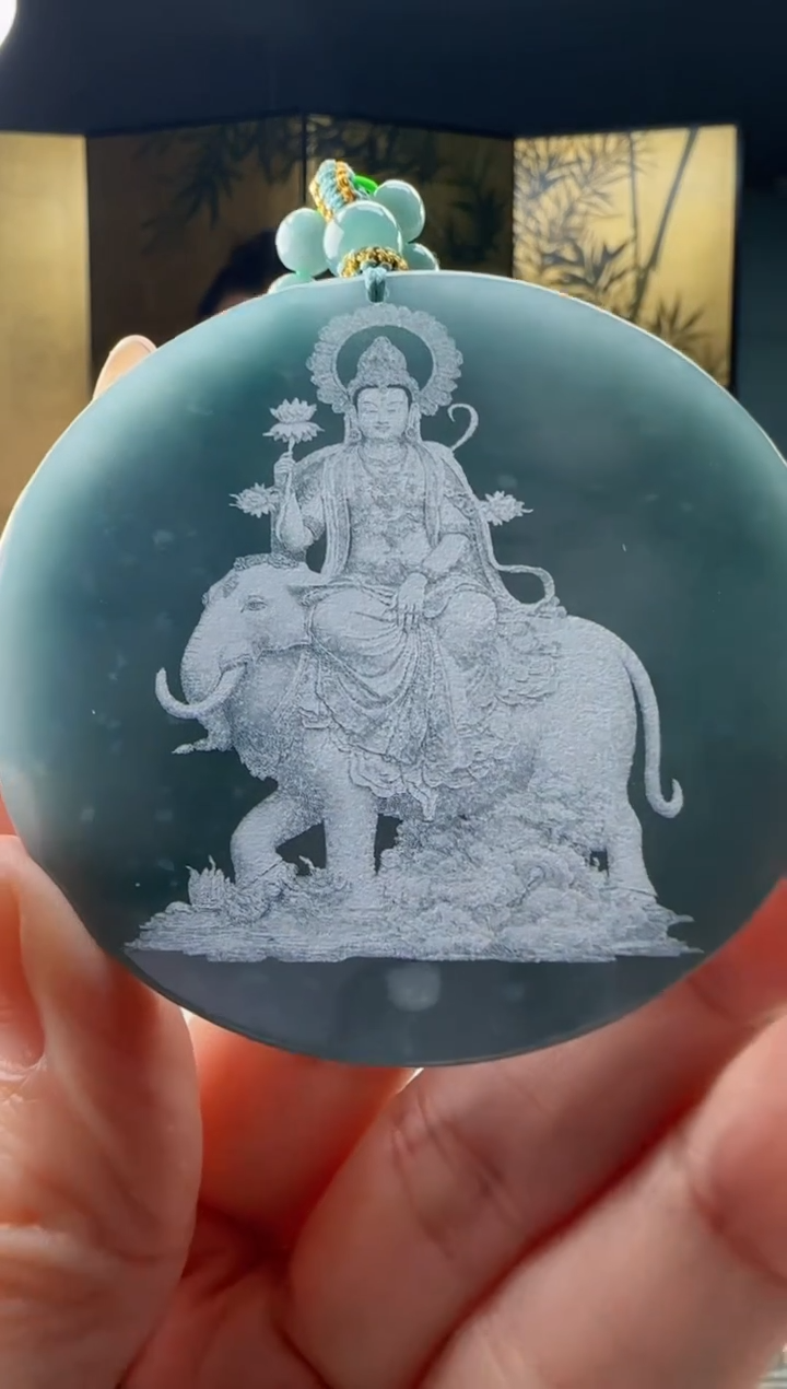 【闪购商品】翡翠吊坠(赠链)未镶嵌多样性发一YJ@@60B7J14249