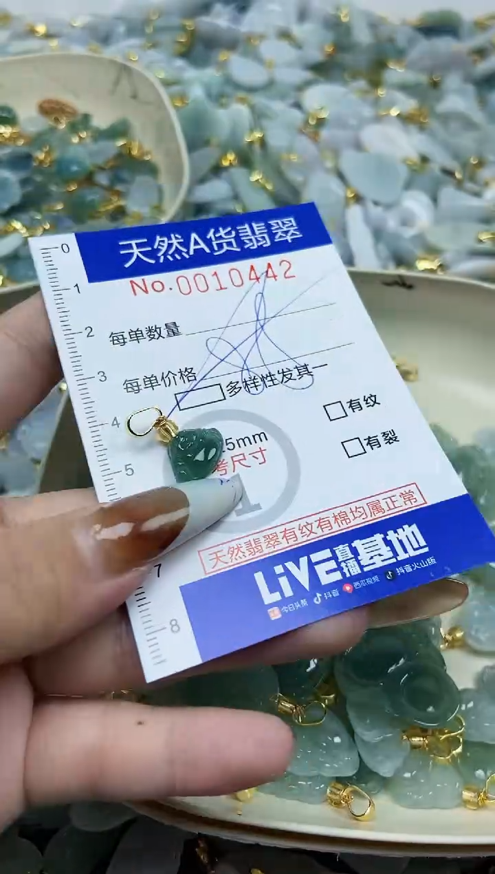 【闪购商品】翡翠颈饰未镶嵌天然A货翡翠