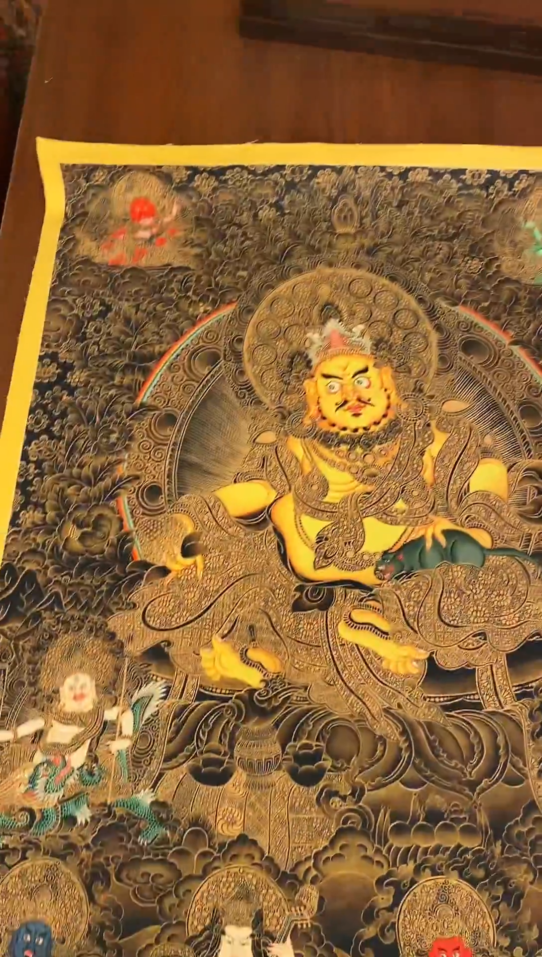 装裱画精美唐卡tk16171