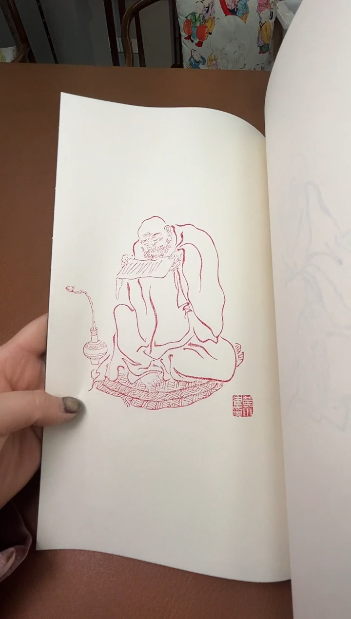 【闪购商品】拓片用纸其他印拓黄小建NP10106D雕版十八罗汉