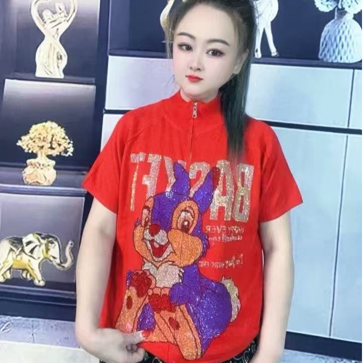 7【美丽姐】欧货重工烫钻女装