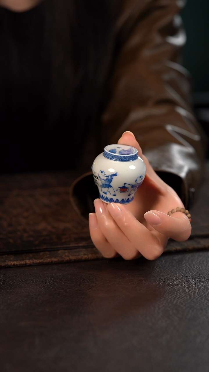 【闪购商品】杯聚澜堂五子闹春盖置