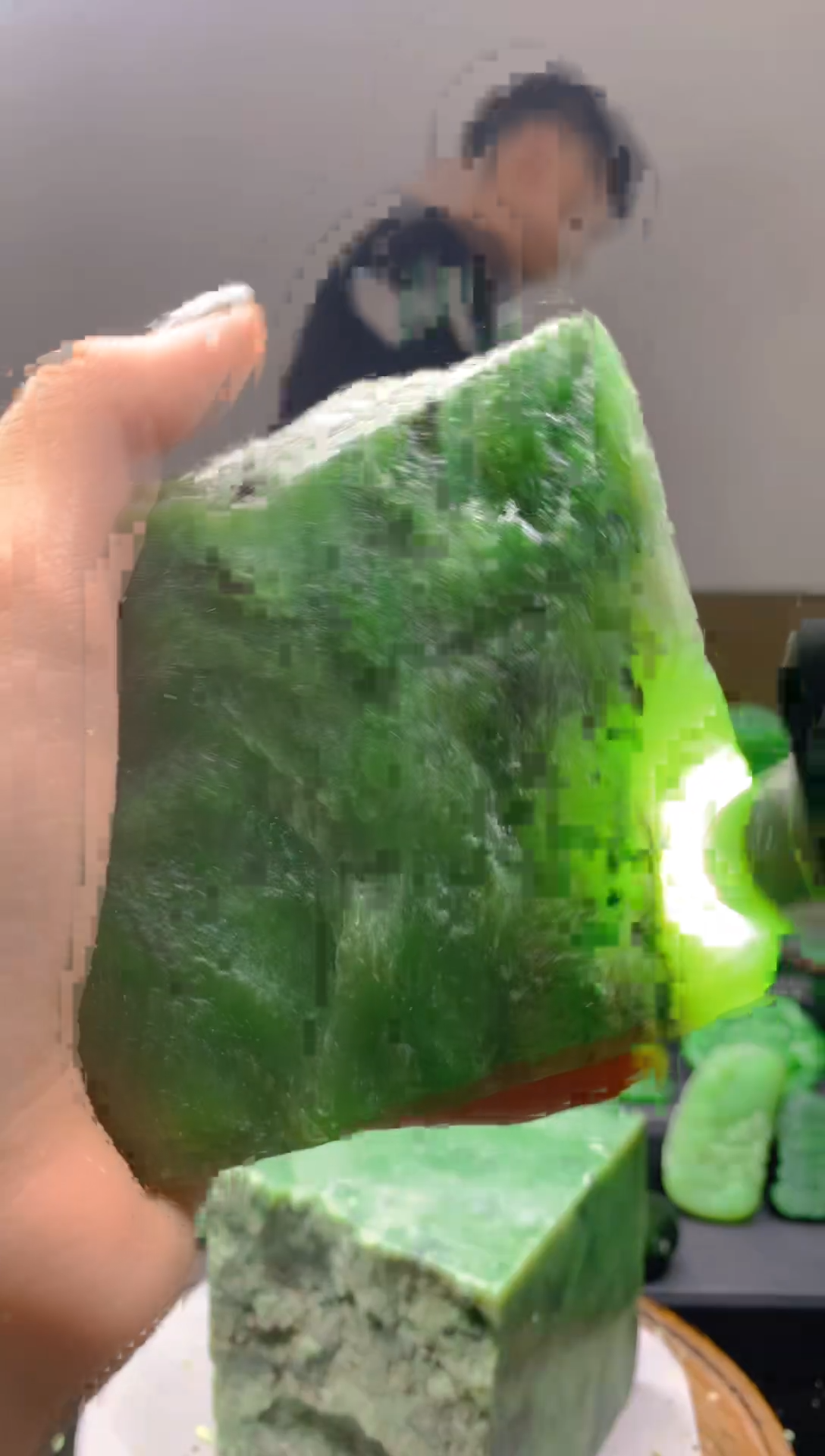 未镶嵌和田玉珠宝半成品1