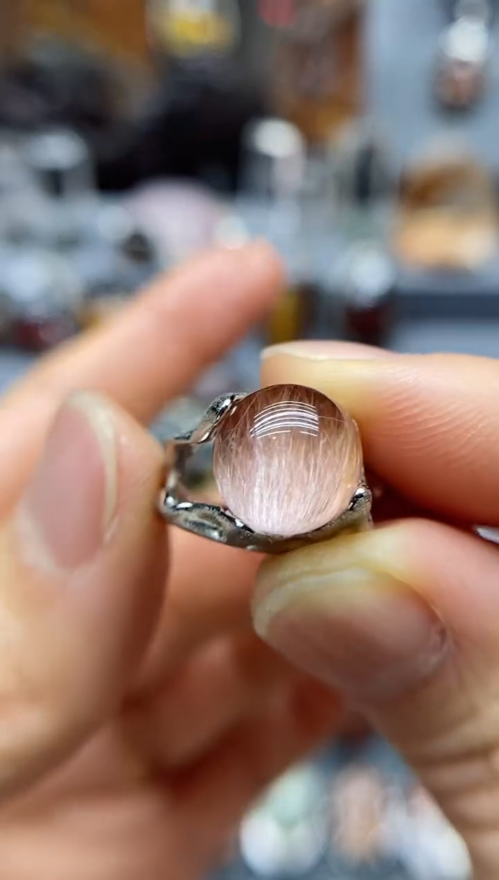 【闪购商品】水晶戒指银S925镶嵌水晶水晶