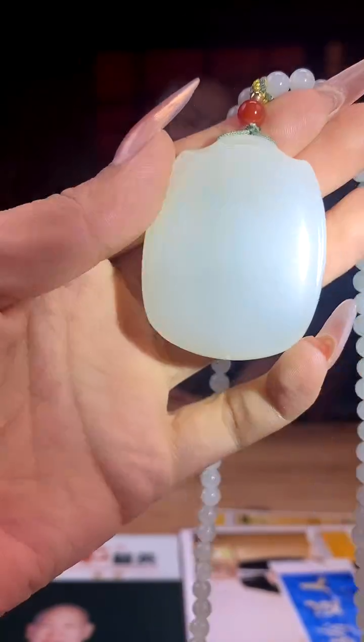 和田玉未镶嵌颈饰A727