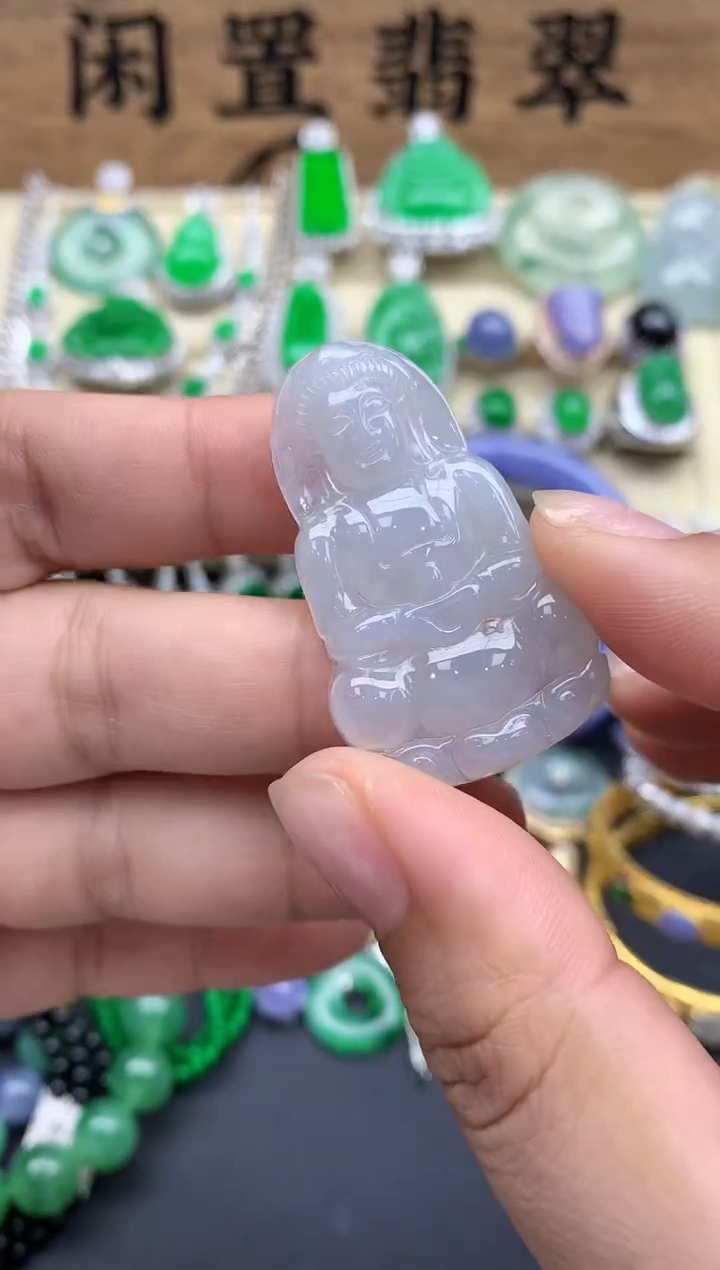 翡翠未镶嵌颈饰31-春日珠宝