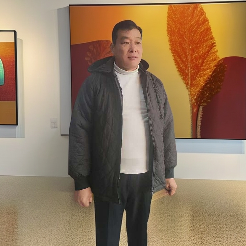 中老年男外套秋冬男士外套皮毛一体休闲上衣冬天爸爸短款