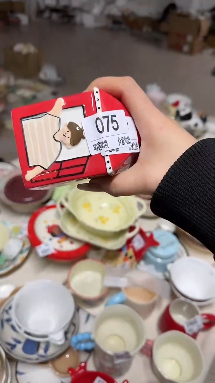 陶瓷手柄款微瑕四单包邮075