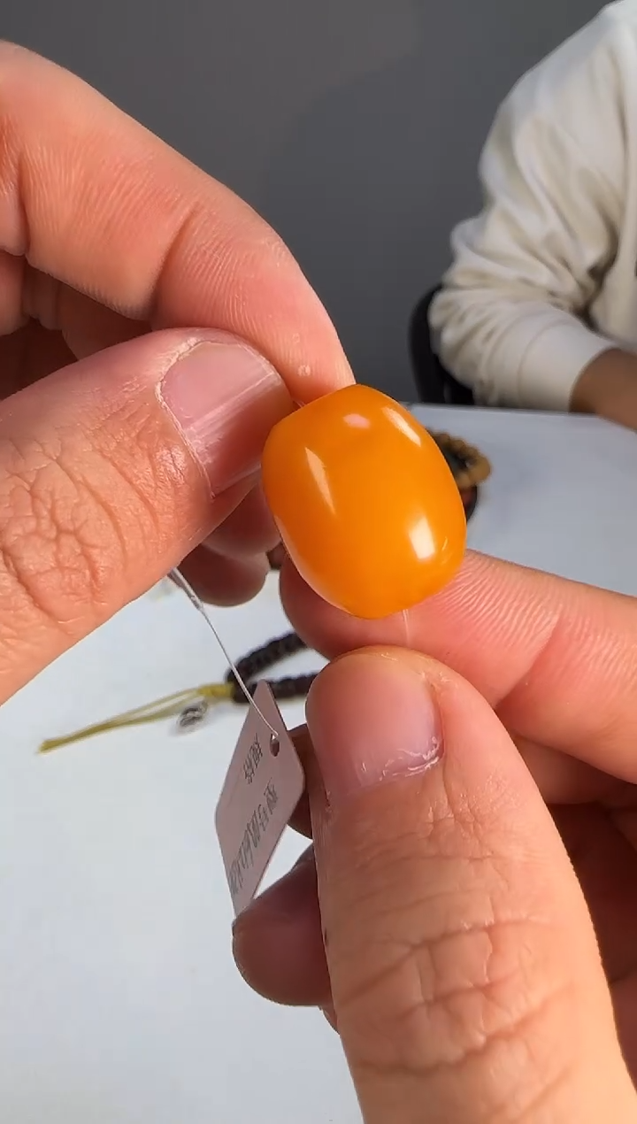 琥珀颈饰未镶嵌蜜蜡糖球尺寸17