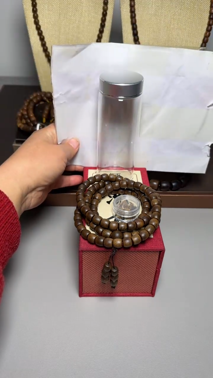 【闪购商品】沉香手串富森红土0.9多圈桶珠