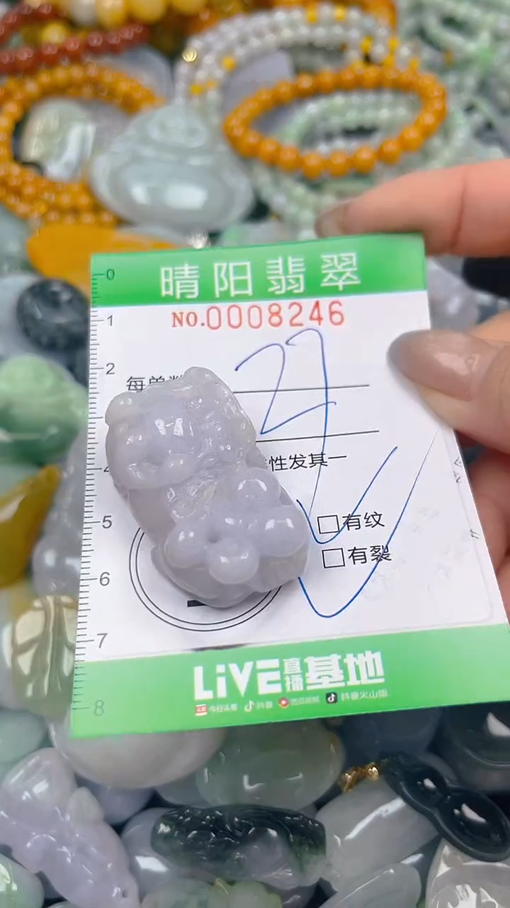 翡翠未镶嵌颈饰闪购0008246