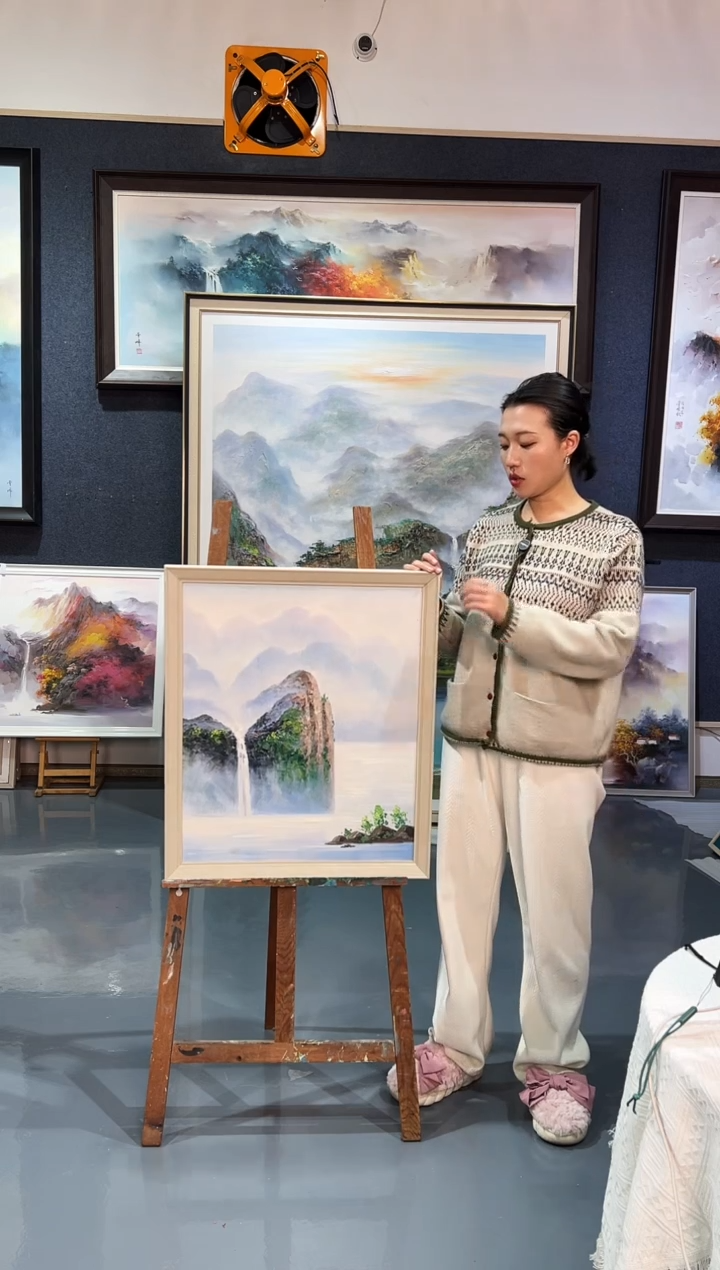 【闪购商品】油画32号 50*60 山水-手绘油画