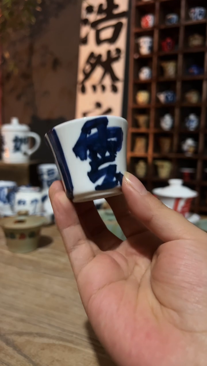 【闪购商品】观云听雨原创手绘茶具-