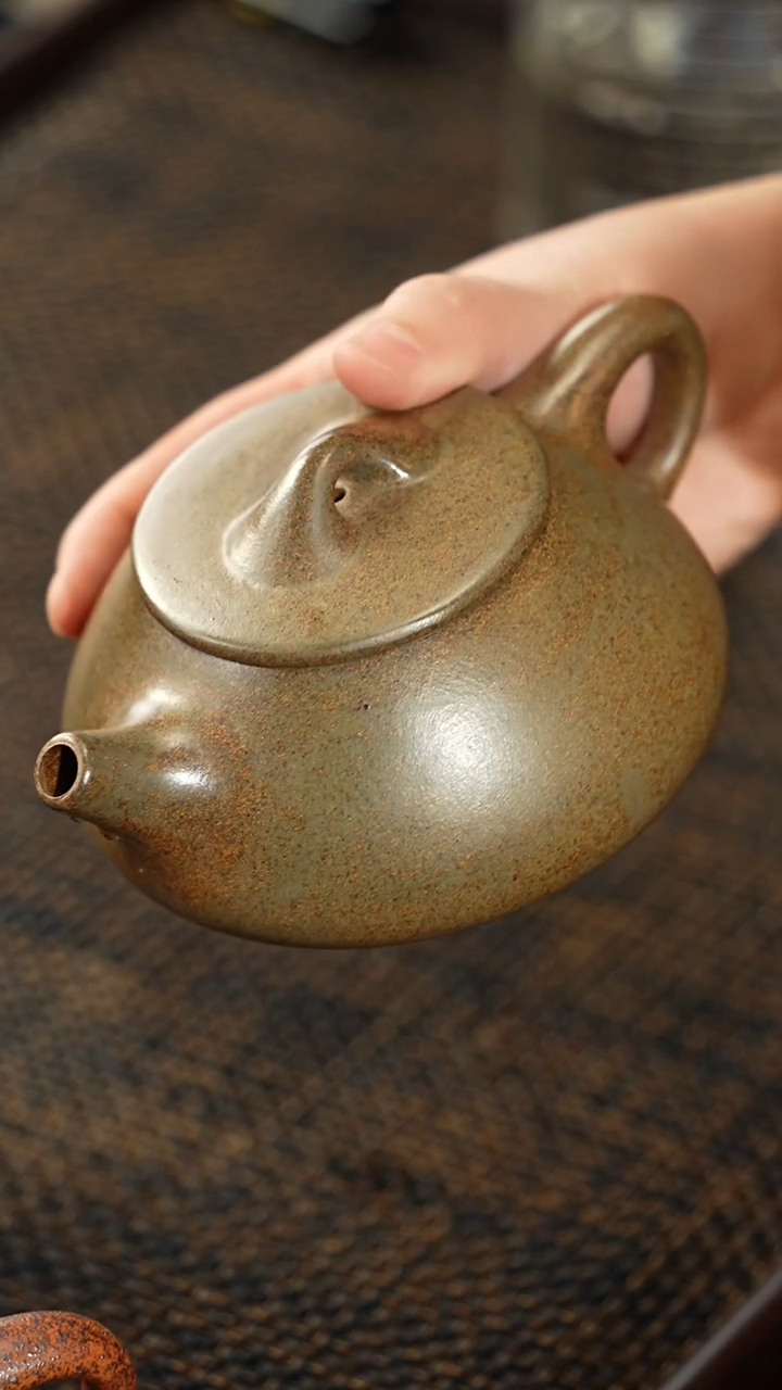 【闪购商品】紫砂茶杯福利青景舟石瓢（半手）