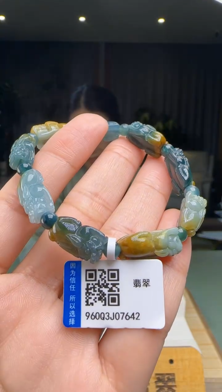 【闪购商品】翡翠手串未镶嵌XM@@960Q3J07642