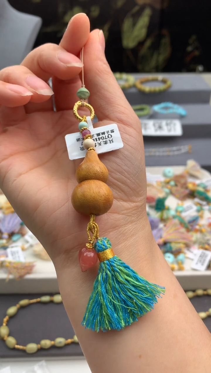 未镶嵌绿松石挂件茜.S140