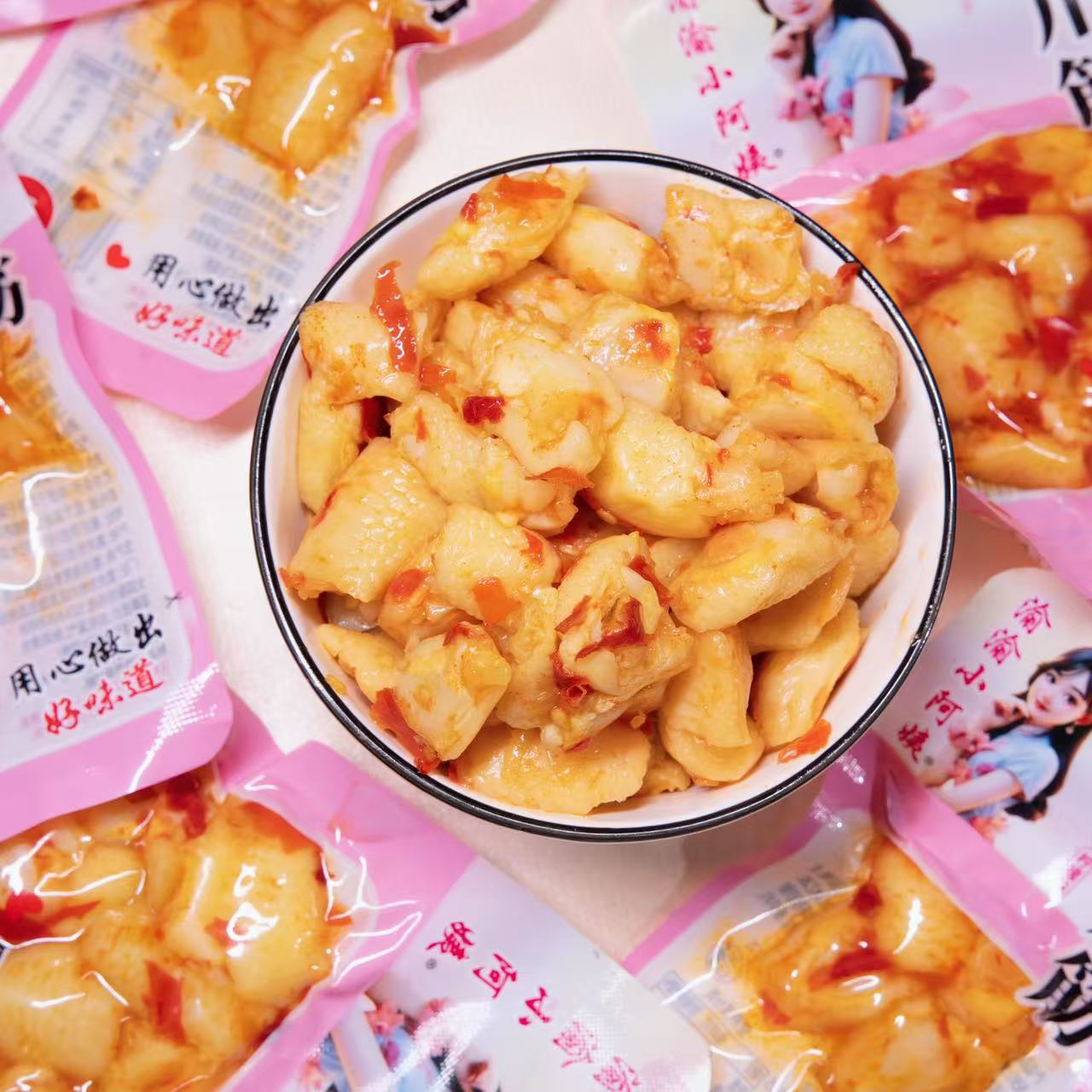 渝渝小阿姨柠檬酸辣味鸡爪筋