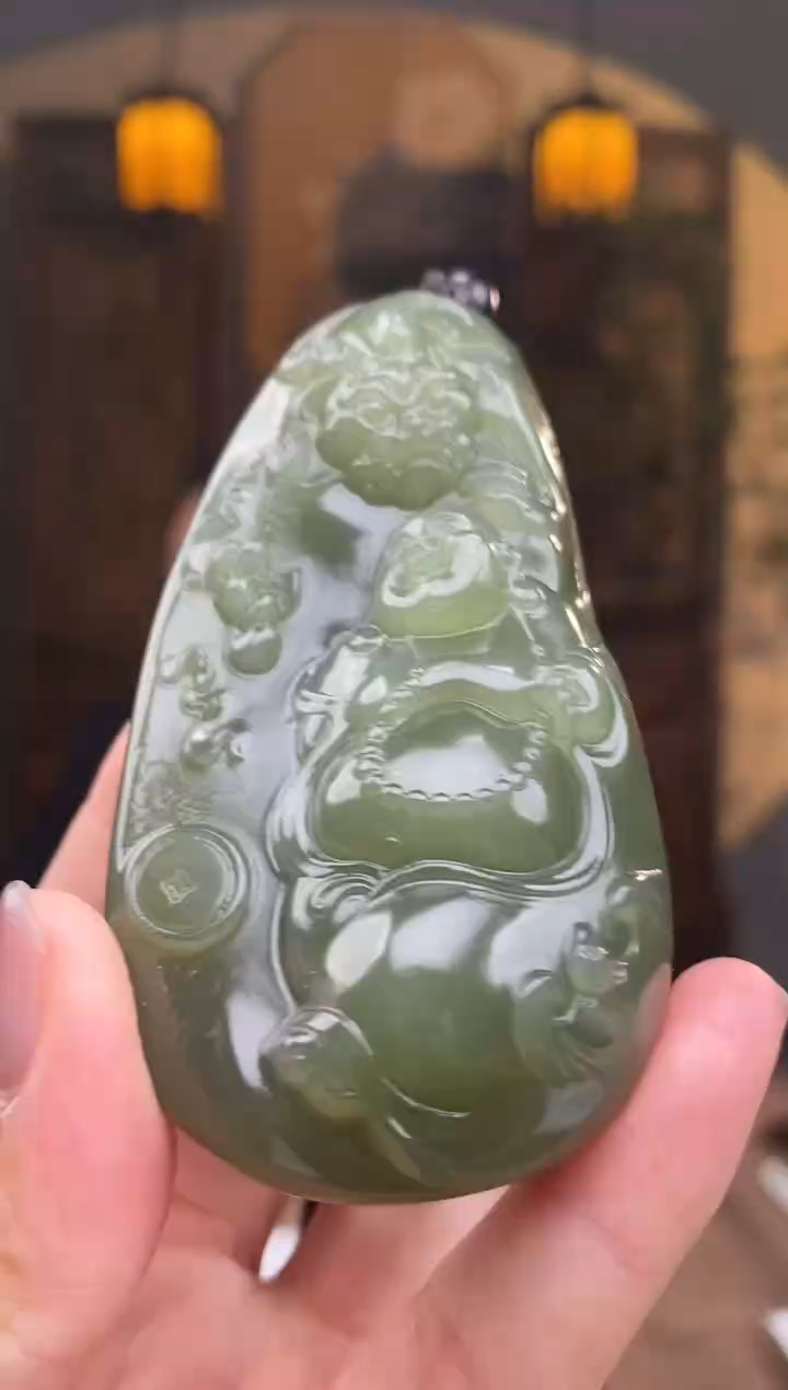 【闪购商品】和田玉未镶嵌颈饰A379