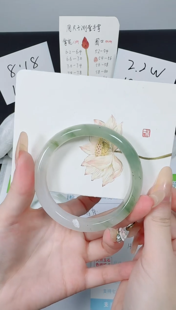 【闪购商品】石英质玉手镯未镶嵌K135-60