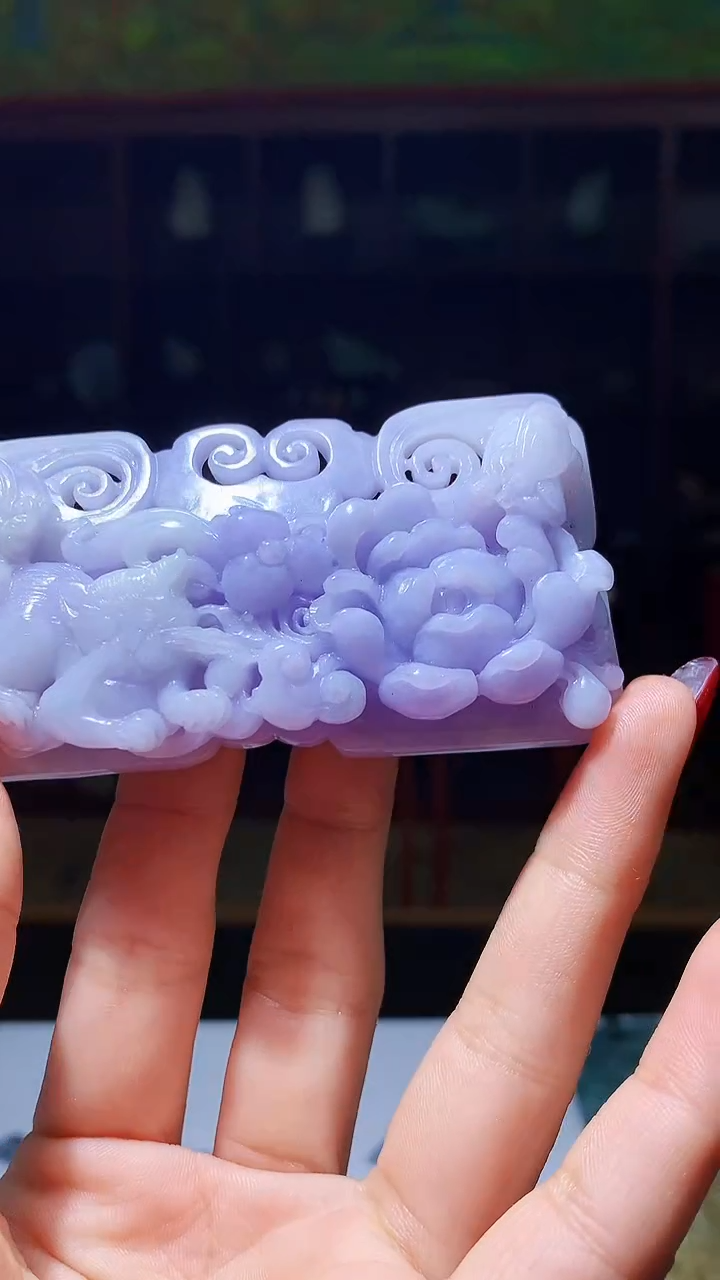 【闪购商品】定制翡翠未镶嵌1049hm-毛货挂件58