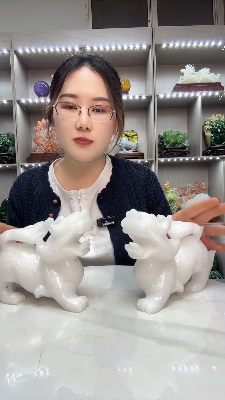 未镶嵌蛇纹石玉珠宝奇石石头家居装饰品摆件礼品