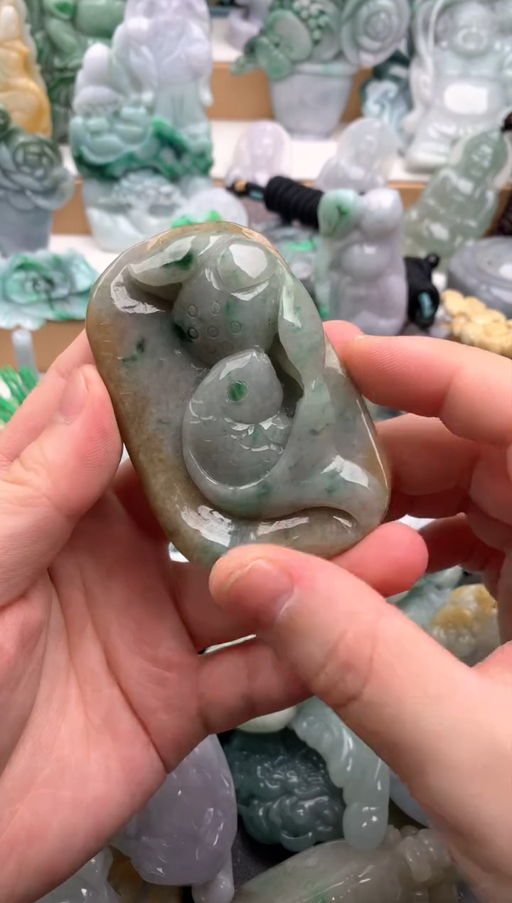 吊坠(不含链)未镶嵌翡翠1