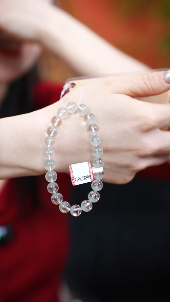 【闪购商品】水晶手链未镶嵌g161 翠幽灵手链8mm+