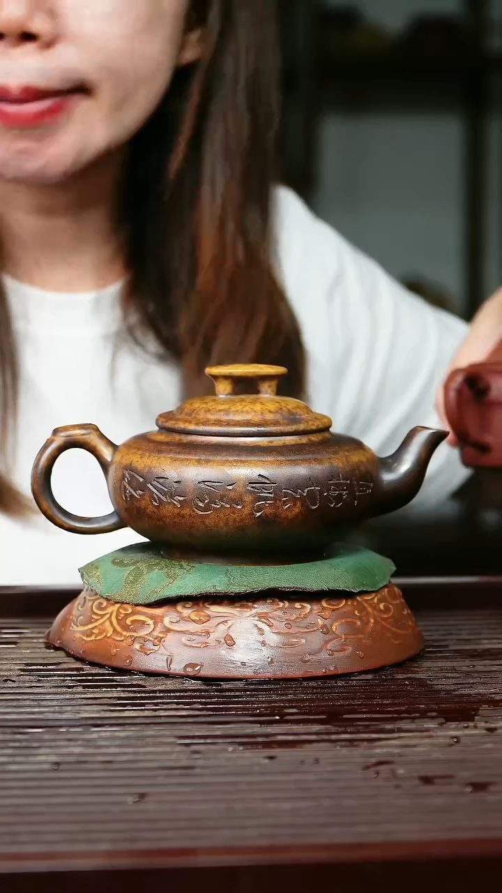 茶壶紫砂宜兴原矿紫砂壶350c