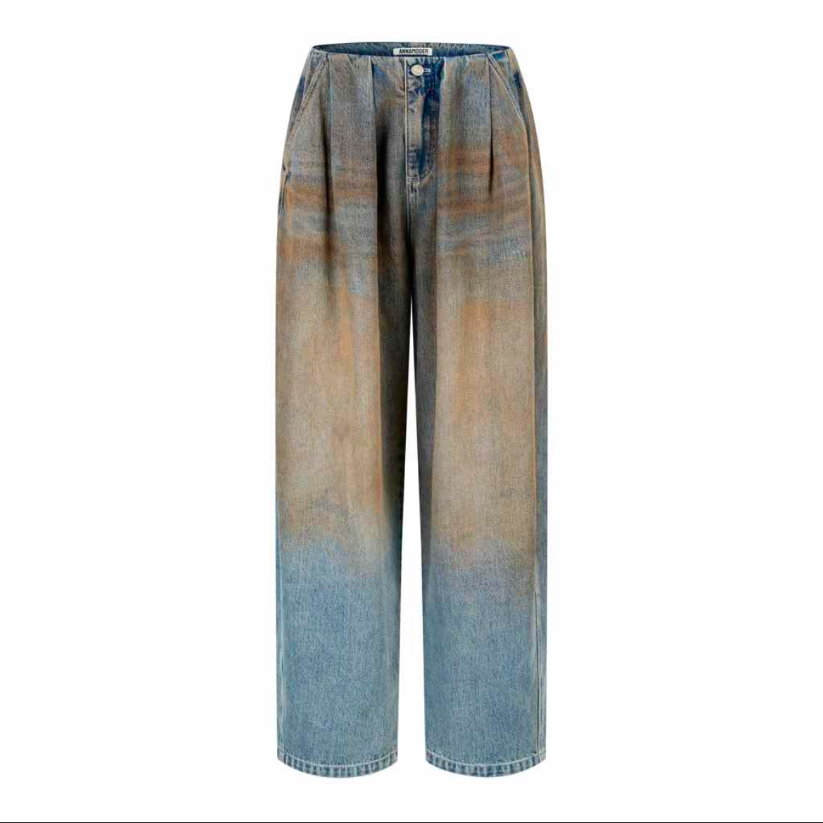 【SFF严选】ANNAMOOER 26早春复古宽松脏脏牛仔裤1024K