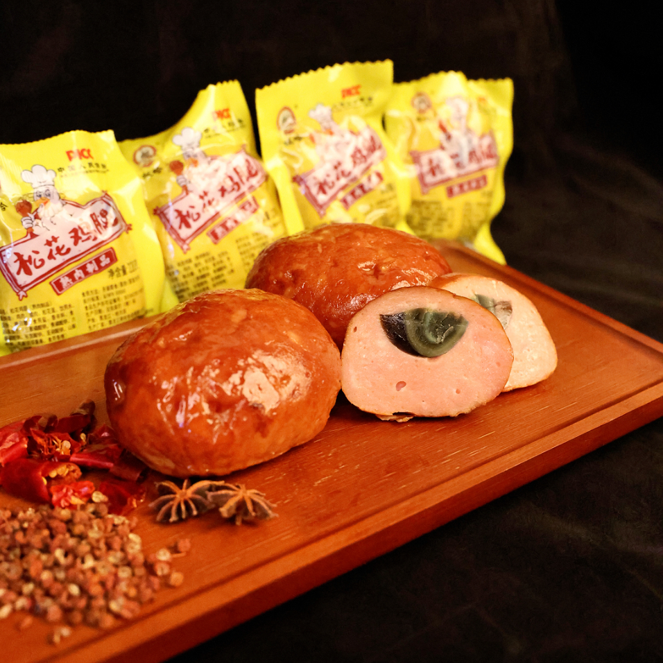 哈尔滨特产熏制熟食松花鸡腿220g*4个（zm）