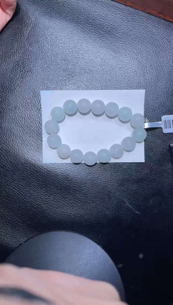 【闪购商品】定制翡翠未镶嵌天然缅甸A货翡翠手串90尺寸11.8左右