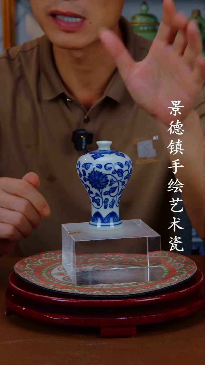 现代景德镇手工手绘陶瓷摆件2