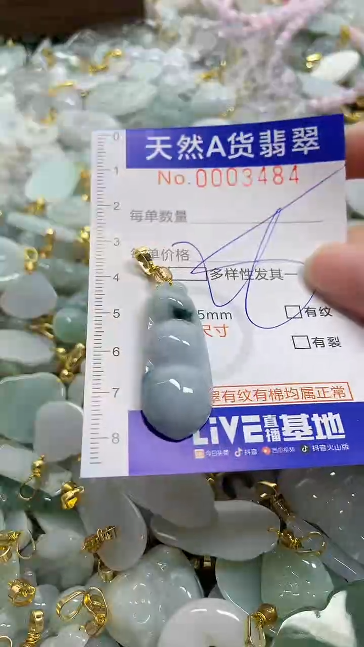 颈饰未镶嵌翡翠天然A货翡翠