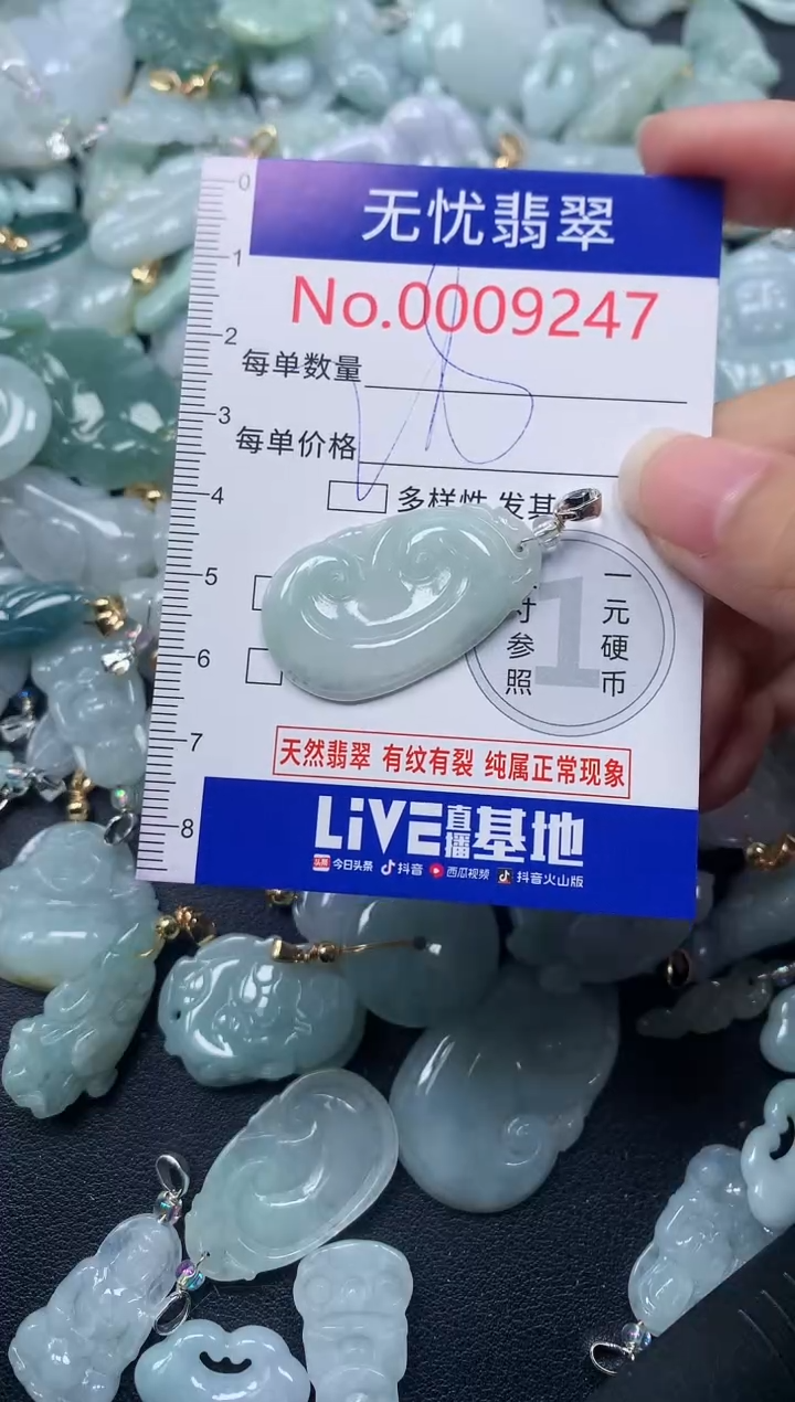 颈饰未镶嵌翡翠9247