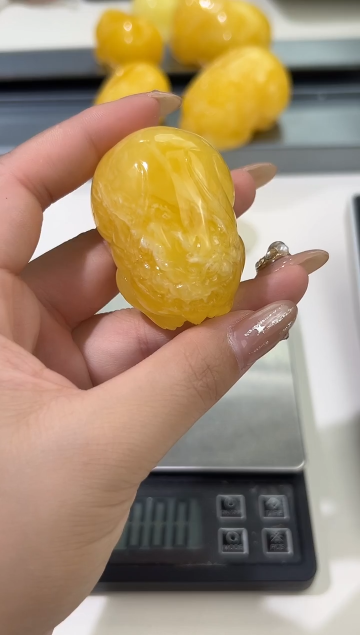 裸石琥珀未镶嵌天然琥珀蜜蜡吊坠